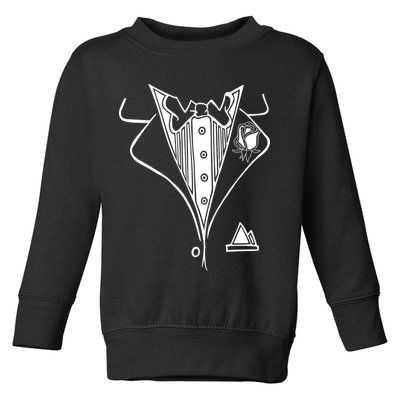 Wedding Prom Rose Tux Tuxedo Toddler Sweatshirt