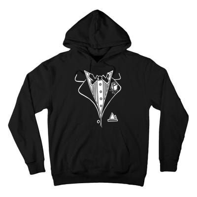 Wedding Prom Rose Tux Tuxedo Tall Hoodie