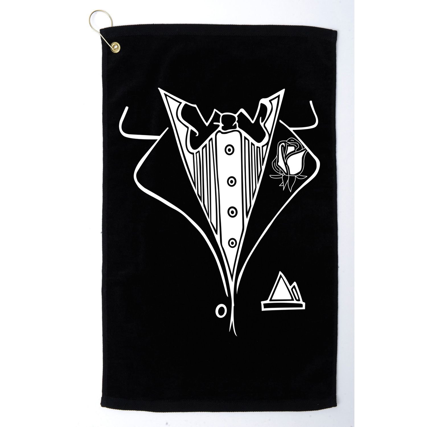 Wedding Prom Rose Tux Tuxedo Golf Towel