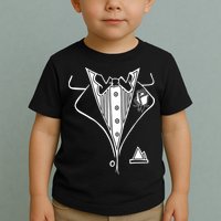 Wedding Prom Rose Tux Tuxedo Toddler T-Shirt