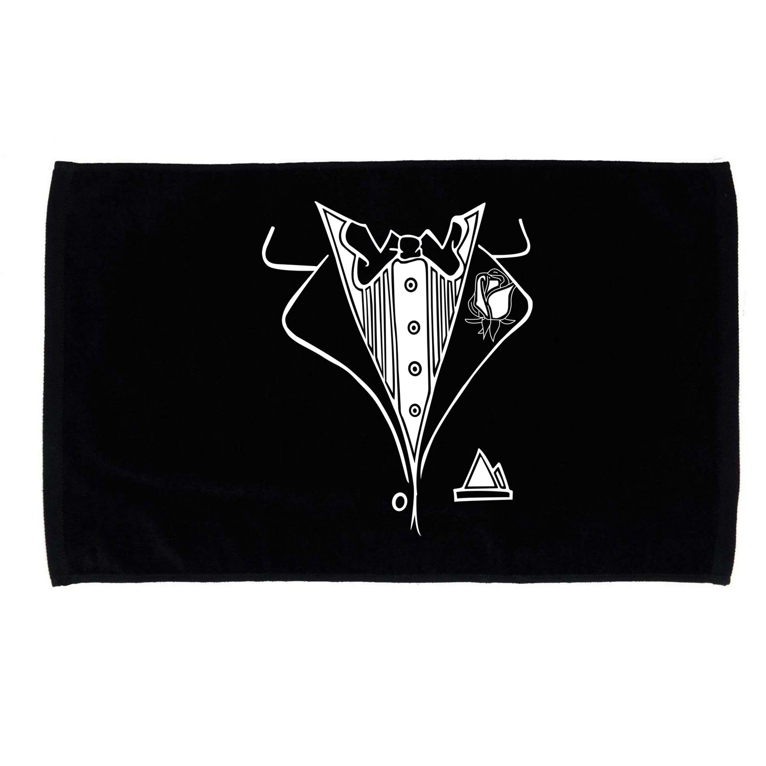 Wedding Prom Rose Tux Tuxedo Microfiber Hand Towel