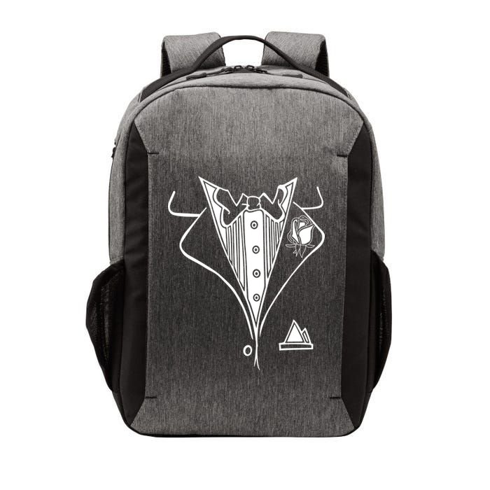 Wedding Prom Rose Tux Tuxedo Vector Backpack
