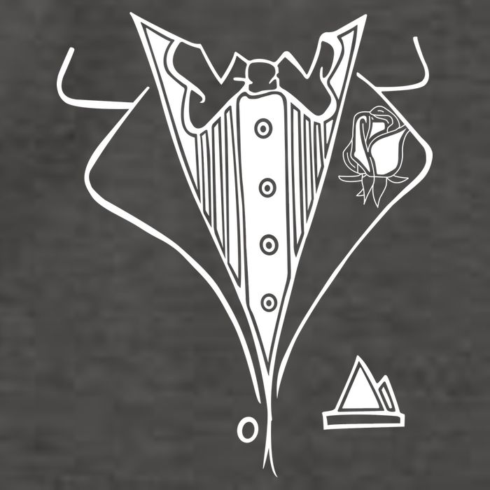 Wedding Prom Rose Tux Tuxedo Vector Backpack