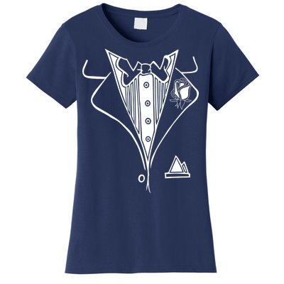 Wedding Prom Rose Tux Tuxedo Women's T-Shirt