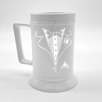 Wedding Prom Rose Tux Tuxedo Beer Stein