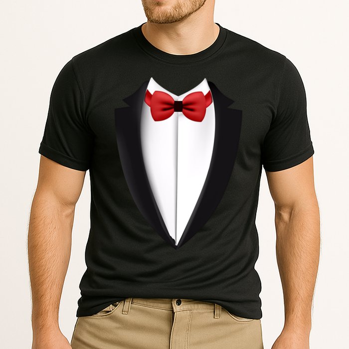 Wedding Tuxedo Cooling Performance Crew T-Shirt