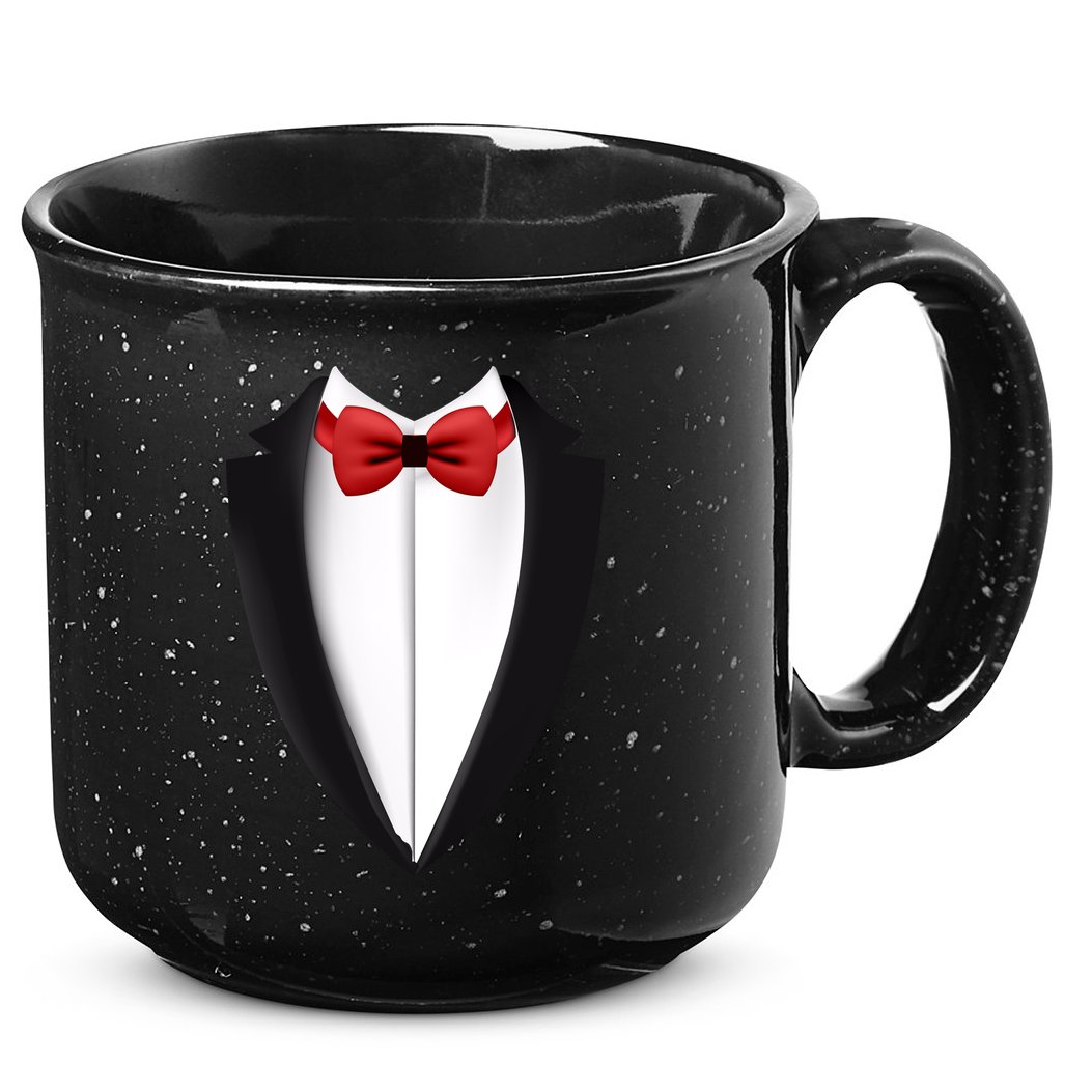 Wedding Tuxedo 15oz Campfire Ceramic Mug