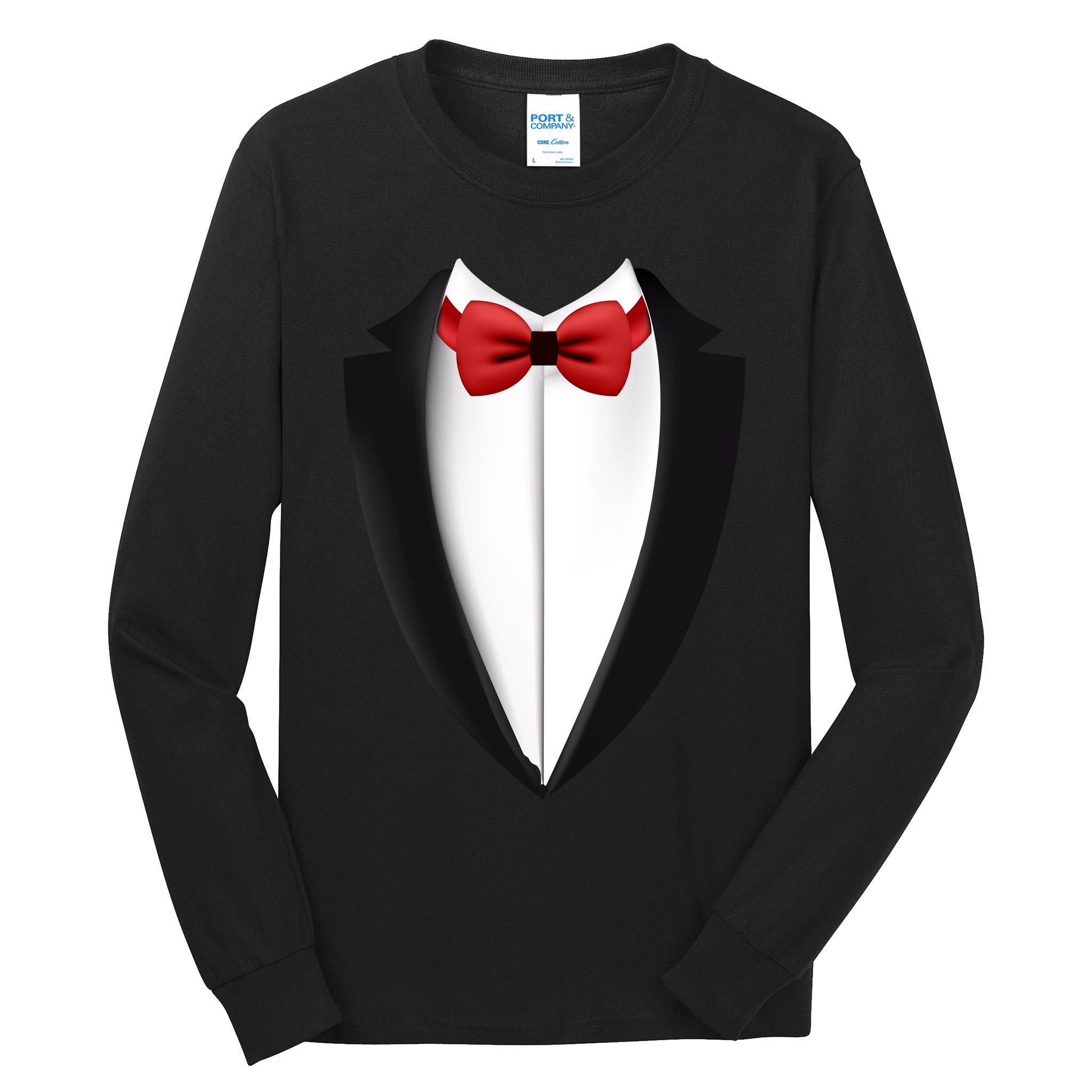 Wedding Tuxedo Tall Long Sleeve T-Shirt