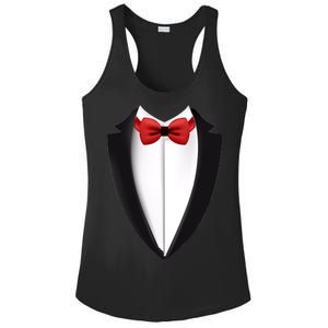 Wedding Tuxedo Ladies PosiCharge Competitor Racerback Tank