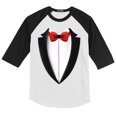 Wedding Tuxedo Kids Colorblock Raglan Jersey