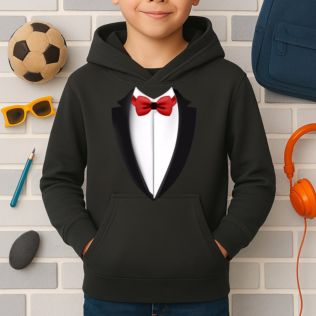 Wedding Tuxedo Kids Hoodie