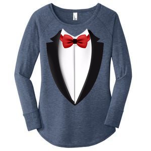 Wedding Tuxedo Women's Perfect Tri Tunic Long Sleeve Shirt