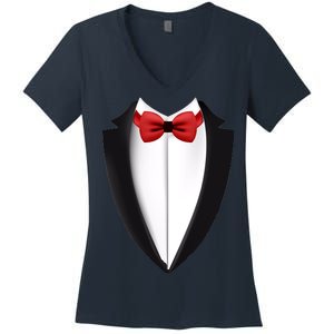 Wedding Tuxedo Women's V-Neck T-Shirt