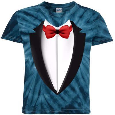 Wedding Tuxedo Kids Tie-Dye T-Shirt