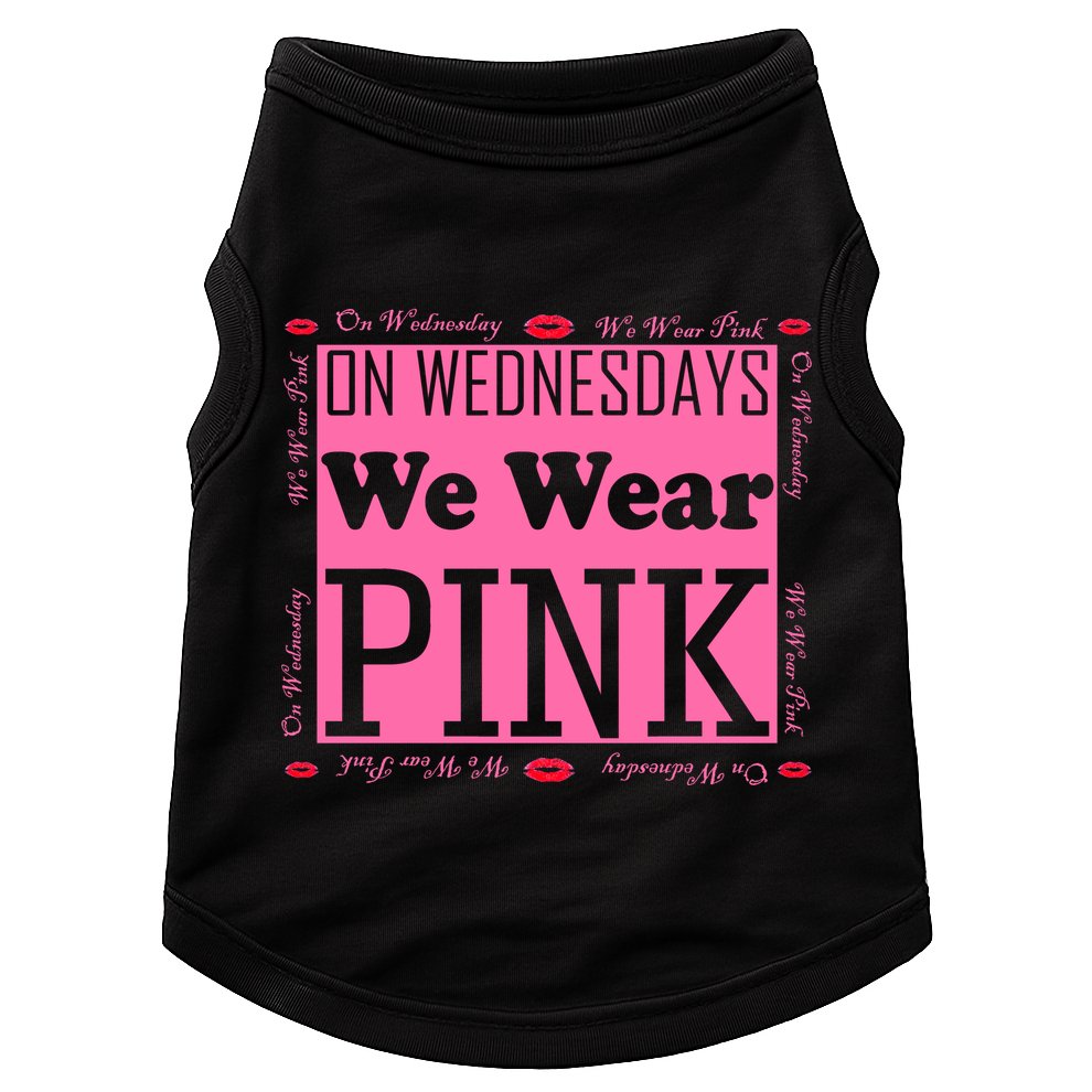 Wednesdays We Wear Pink Breast Cancer Doggie Tank