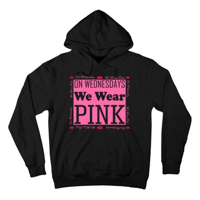 Wednesdays We Wear Pink Breast Cancer Hoodie