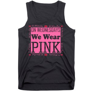 Wednesdays We Wear Pink Breast Cancer Tank Top