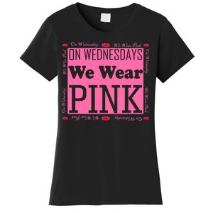 Wednesdays We Wear Pink Breast Cancer Women's T-Shirt