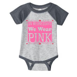 Wednesdays We Wear Pink Breast Cancer Infant Baby Jersey Bodysuit