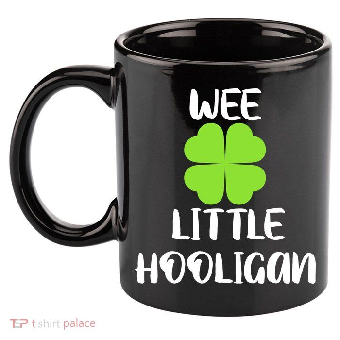 Wee little hooligan 11oz C Handle Ceramic Mug