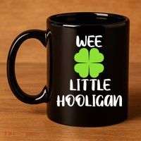Wee little hooligan 11oz C Handle Ceramic Mug
