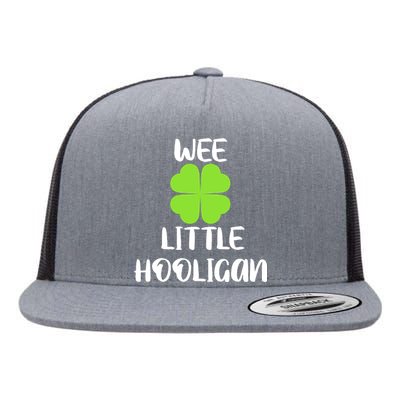 Wee little hooligan Flat Bill Trucker Hat