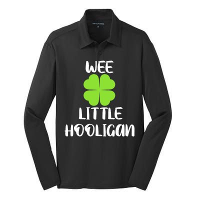 Wee little hooligan Silk Touch Performance Long Sleeve Polo