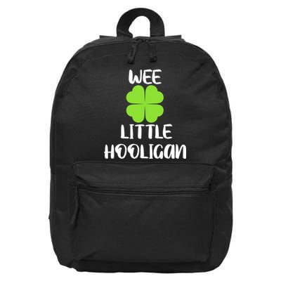 Wee Little Hooligan 16 in Basic Backpack