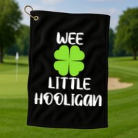 Wee little hooligan Golf Towel