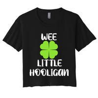 Wee little hooligan Women's Crop Top Tee