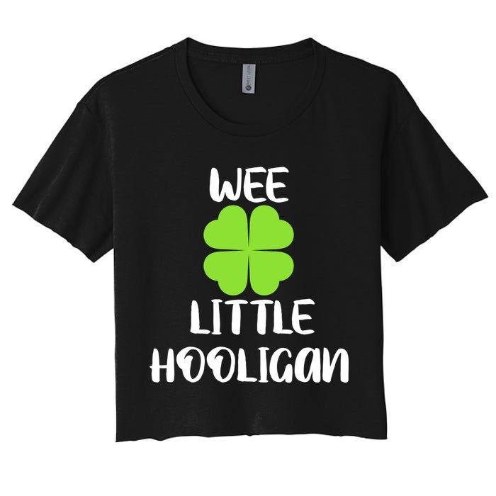 Wee little hooligan Women's Crop Top Tee