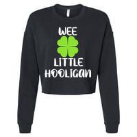 Wee little hooligan Cropped Pullover Crew