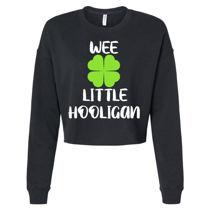 Wee little hooligan Cropped Pullover Crew