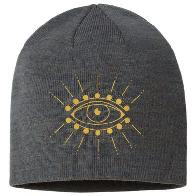 Womens Evil Eye Mystic Astrology Sustainable Beanie