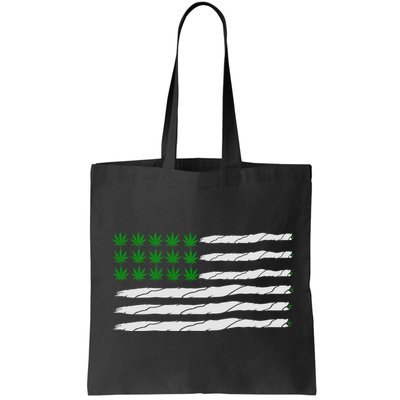 Weed American Flag Bag