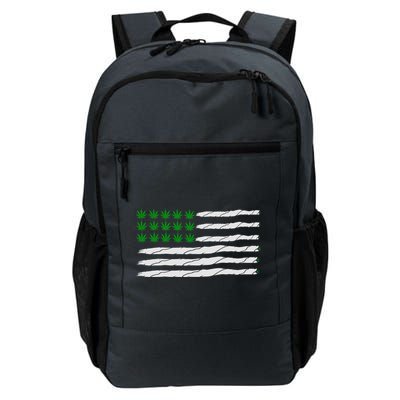 Weed American Flag Daily Commute Backpack