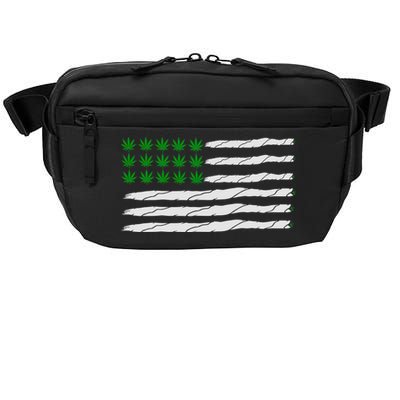 Weed American Flag Crossbody Pack