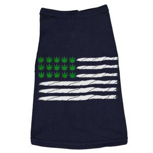 Weed American Flag Doggie Tank