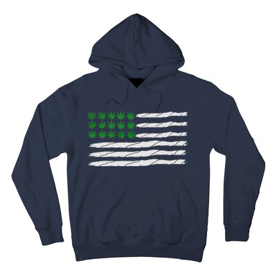 Weed American Flag Hoodie