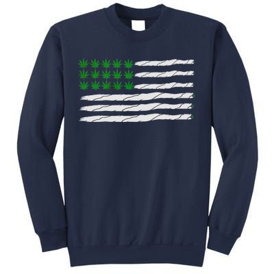 Weed American Flag Sweatshirt