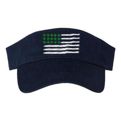 Weed American Flag Valucap Bio-Washed Visor