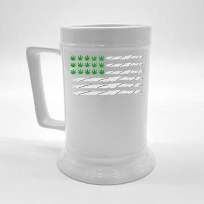 Weed American Flag Beer Stein