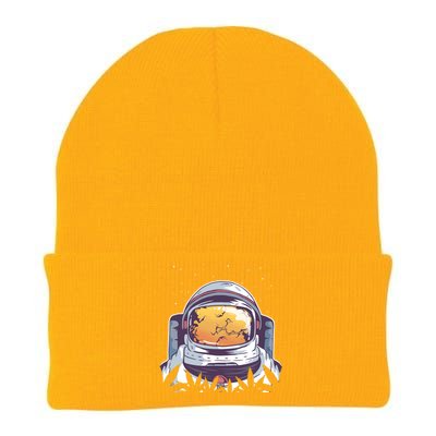 Weed Astronaut Knit Cap Winter Beanie