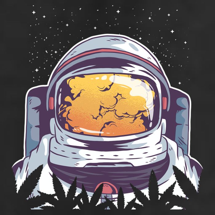 Weed Astronaut Cool Comfort Performance Bucket Hat