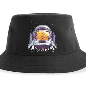 Weed Astronaut Sustainable Bucket Hat