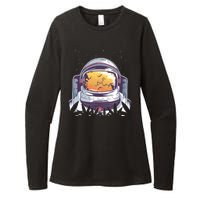 Weed Astronaut Womens CVC Long Sleeve Shirt