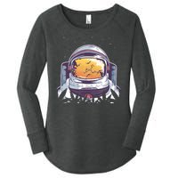 Weed Astronaut Women's Perfect Tri Tunic Long Sleeve Shirt