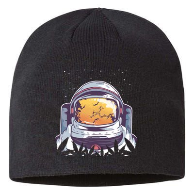 Weed Astronaut Sustainable Beanie