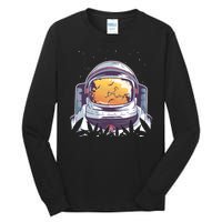 Weed Astronaut Tall Long Sleeve T-Shirt