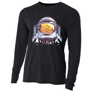 Weed Astronaut Cooling Performance Long Sleeve Crew